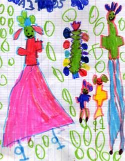 manon dessin enfant amblyopie louche strabisme